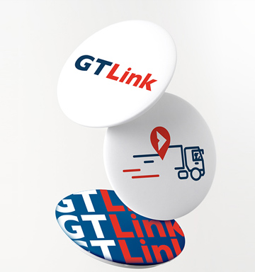 GT Link - Naming, design graphique, pictogramme, réalisé par bonbay agence de communication digitale et graphique à Bordeaux